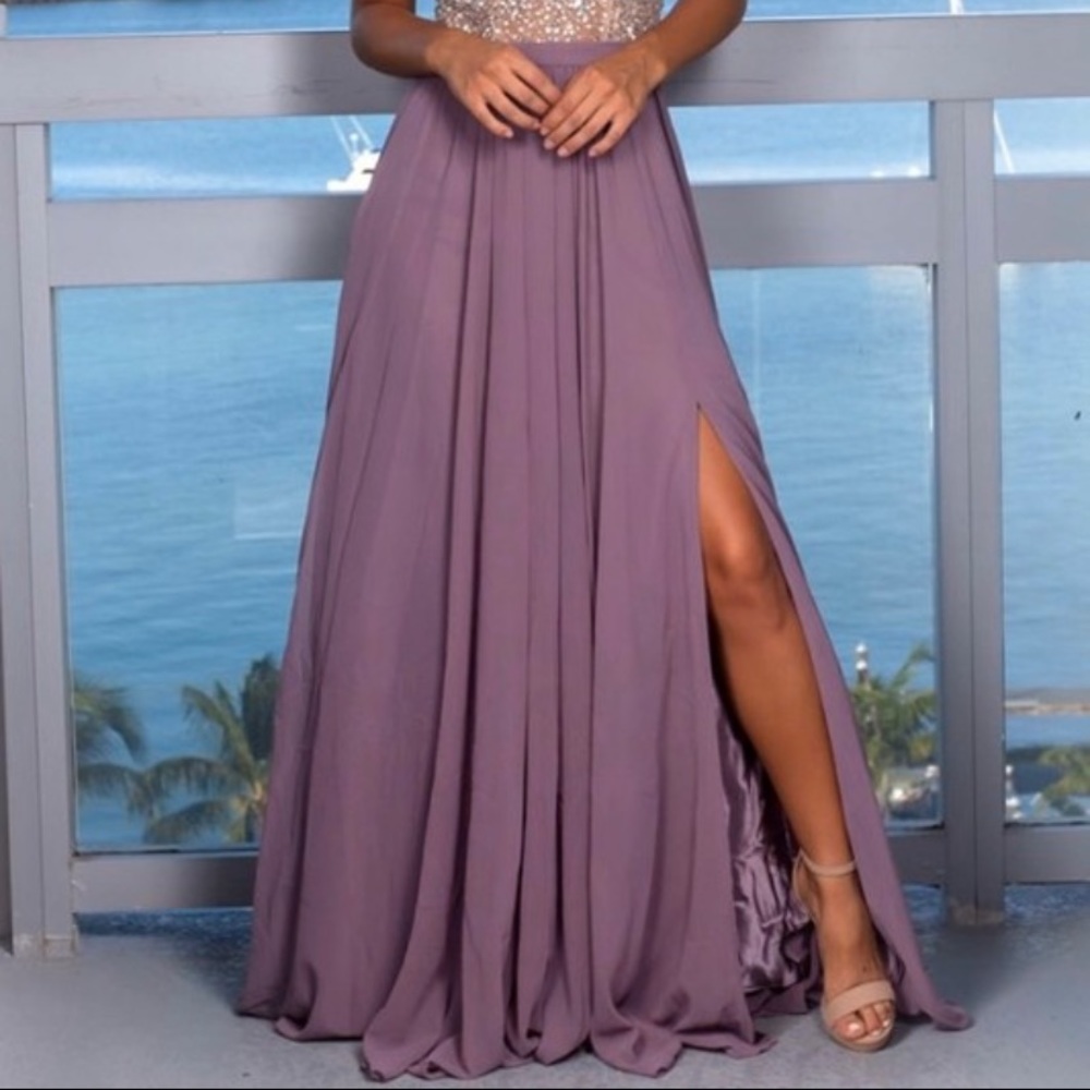 Purple prom dress - Picture 2 of 2